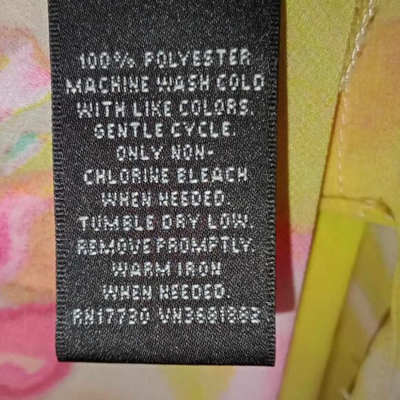 Mossimo Watercolor Long Sleeve Blouse Size XS - Picture 11 of 13